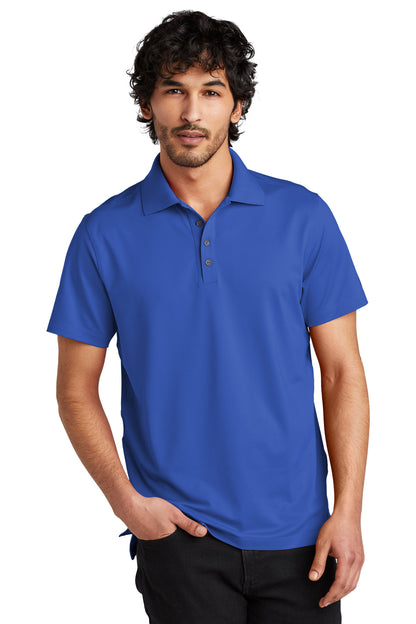 Front View of Enzyme Blue OGIO Metro Polo. OG130 plain