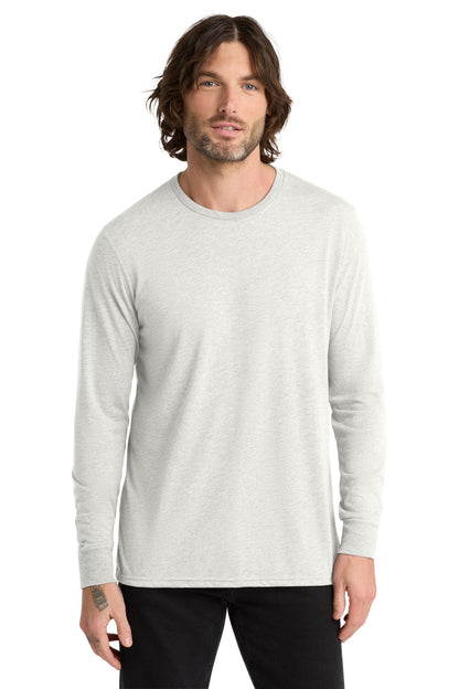 Front View of Fairly White Allmade Unisex Tri-Blend Long Sleeve Tee AL6004 plain