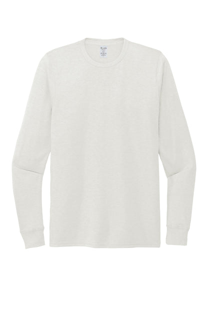 Front View of Fairly White Allmade Unisex Tri-Blend Long Sleeve Tee AL6004 plain