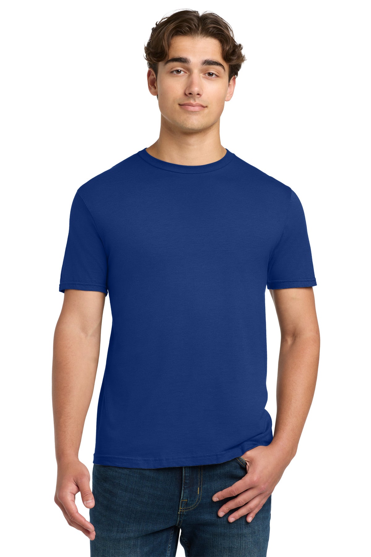 Front View of FanDeepRoy Gildan Softstyle T-Shirt. 64000 plain