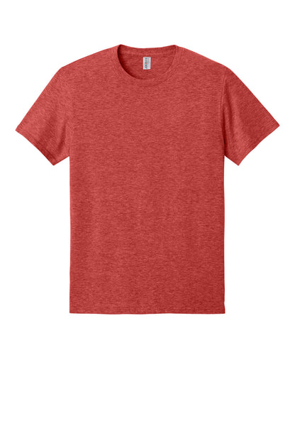 Front View of FieryRdHt Jerzees Ultimate Unisex Ring Spun T-Shirt IC46M plain