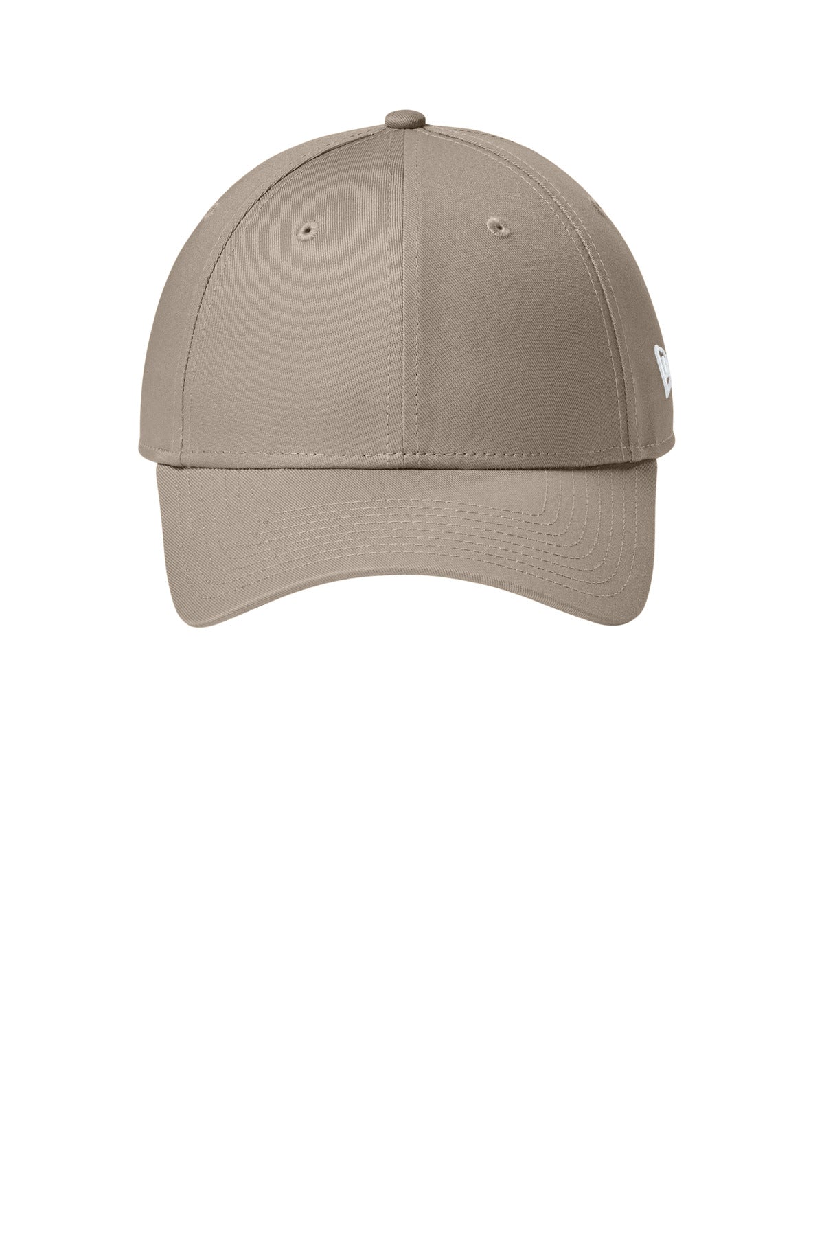 Front View of FlagKhaki New Era - Adjustable Structured Cap. NE200 plain