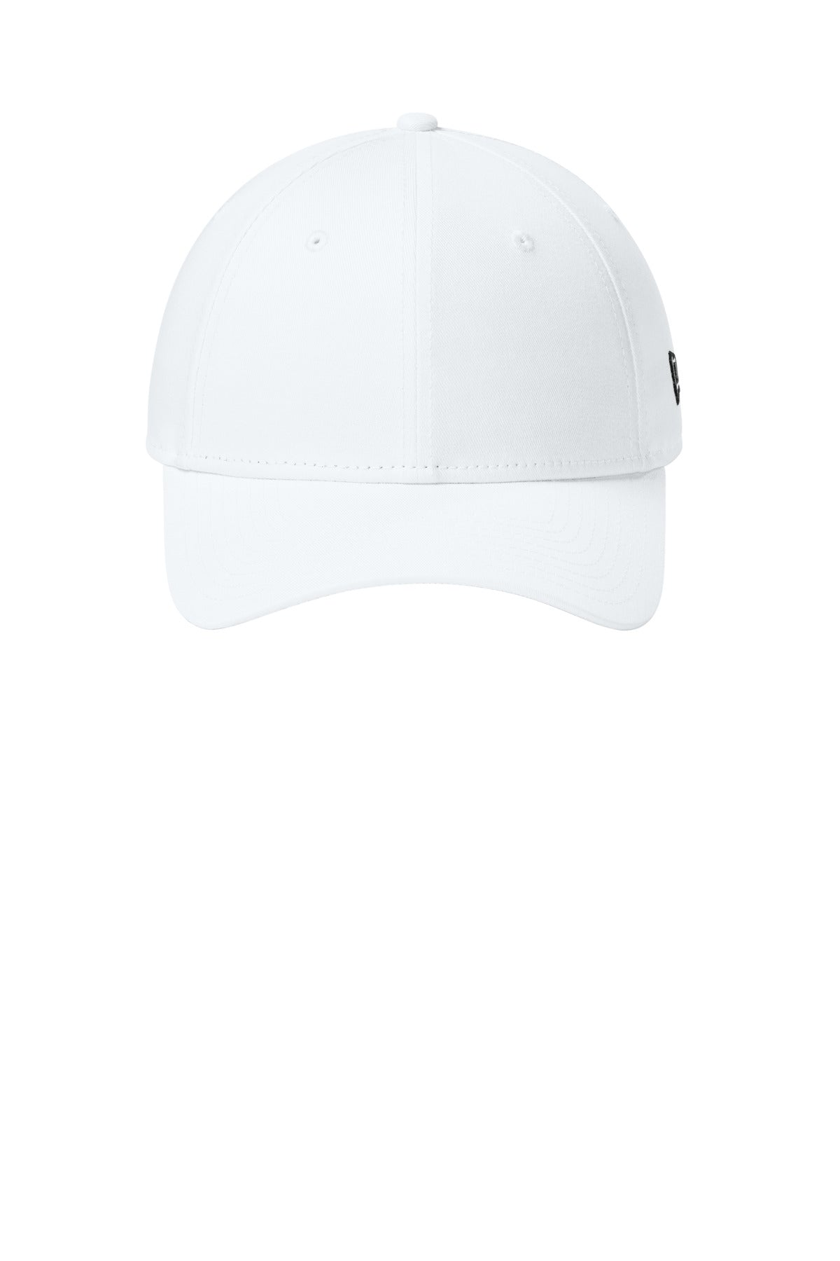 Front View of FlagWhite New Era - Adjustable Structured Cap. NE200 plain