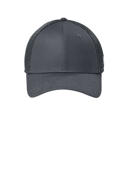 Front View of FlgChr/Chr New Era - Stretch Mesh Cap. NE1020 plain