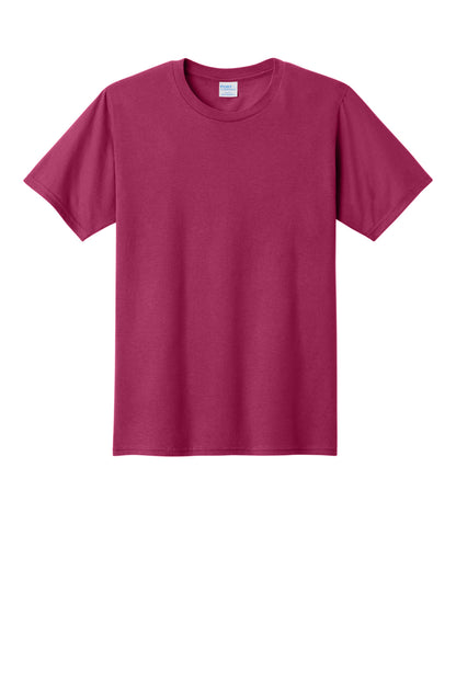 Front View of FlushPink Port & Co Fan Favorite Tee. PC450