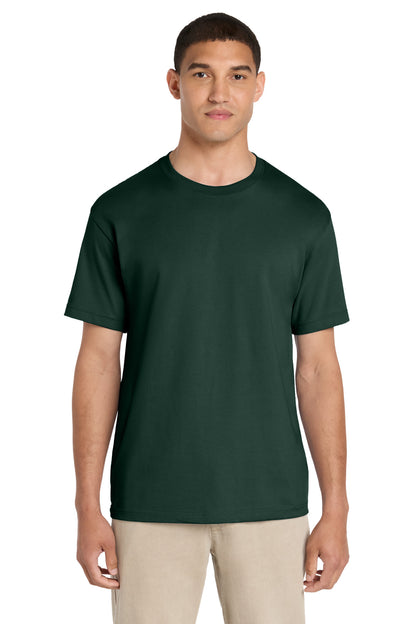 Front View of FOREST BELLA+CANVAS Unisex 6-Ounce Heavyweight Tee BC3010 plain