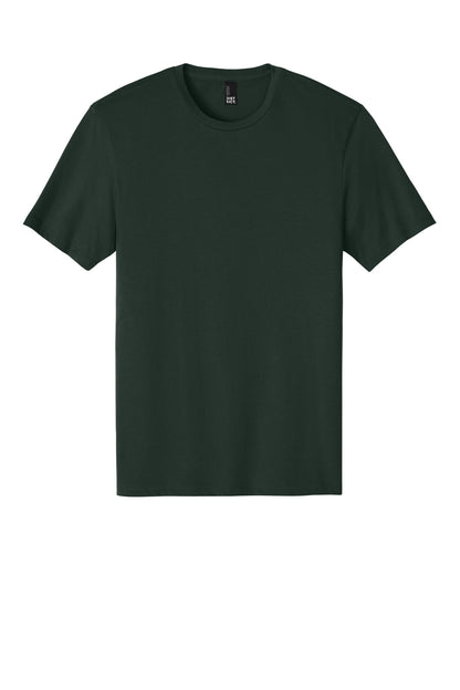 Front View of Forest Green District Perfect Weight Tee. DT104 plain