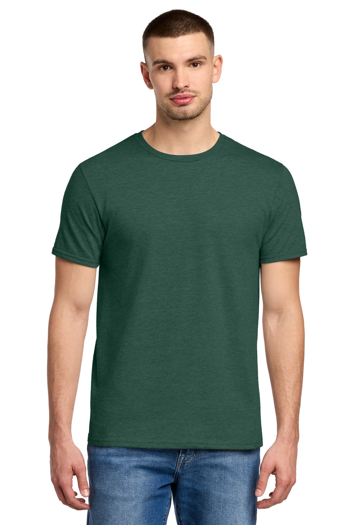 Front View of ForestGnHt Jerzees Premium Blend Ring Spun T-Shirt 560M plain