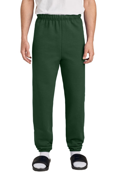 Front View of ForestGrn Jerzees - NuBlend Sweatpant. 973M plain