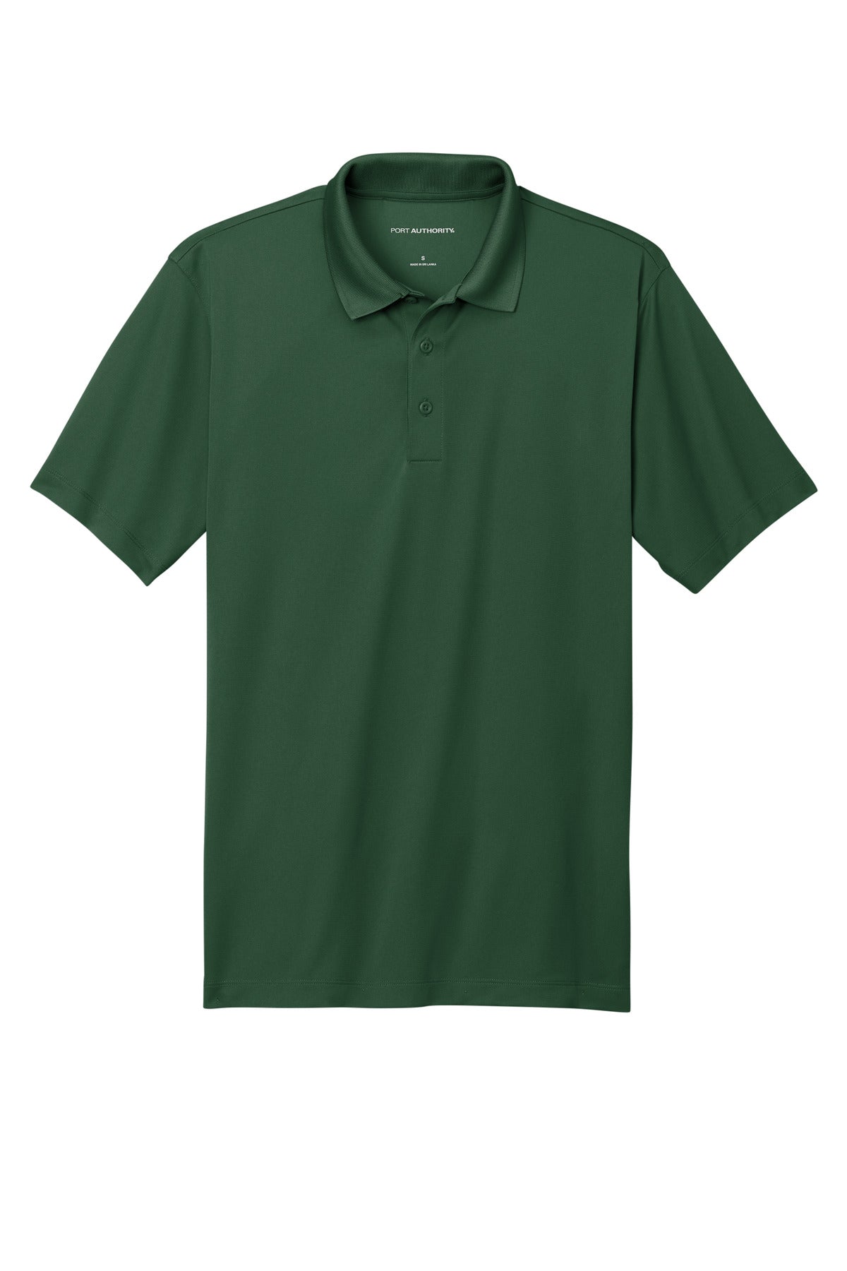 Front View of ForestGrn Port Authority C-FREE Performance Polo K863 plain