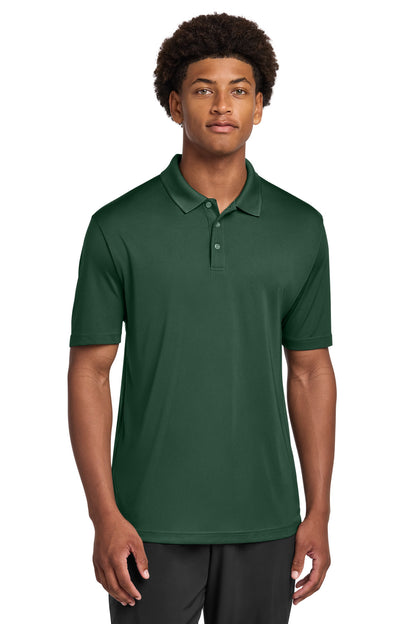 Front View of ForestGrn Sport-Tek PosiCharge Re-Compete Polo ST725 plain