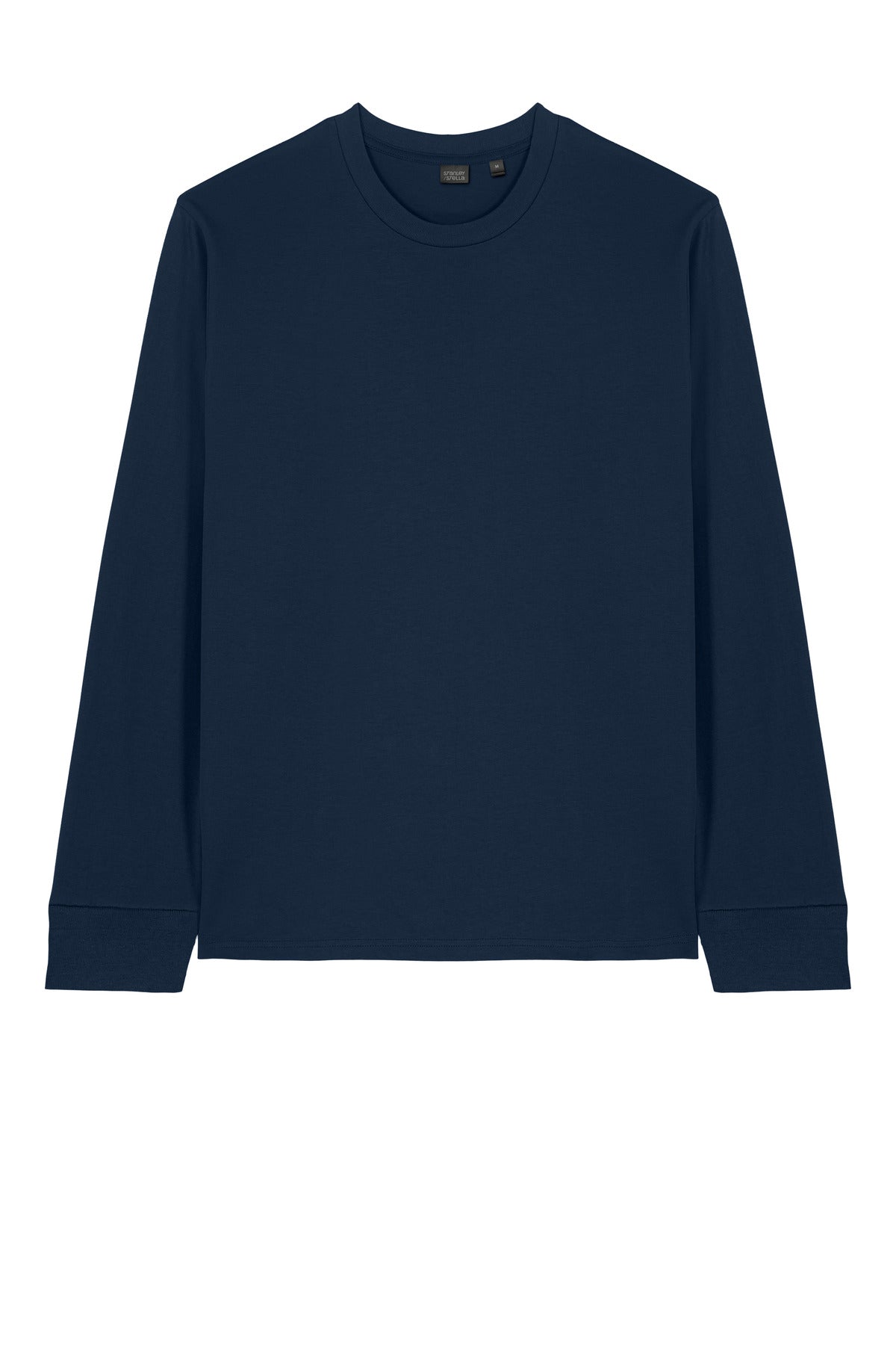 Front View of FrenchNavy Stanley/Stella Unisex Creator 2.0 Long Sleeve Tee SXU022 plain