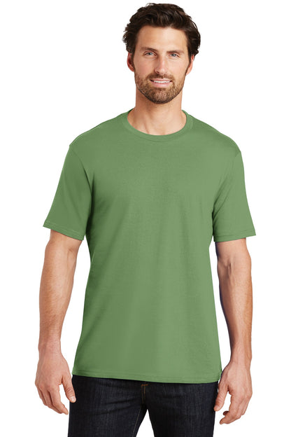 Front View of Fresh Fatigue District Perfect Weight Tee. DT104 plain