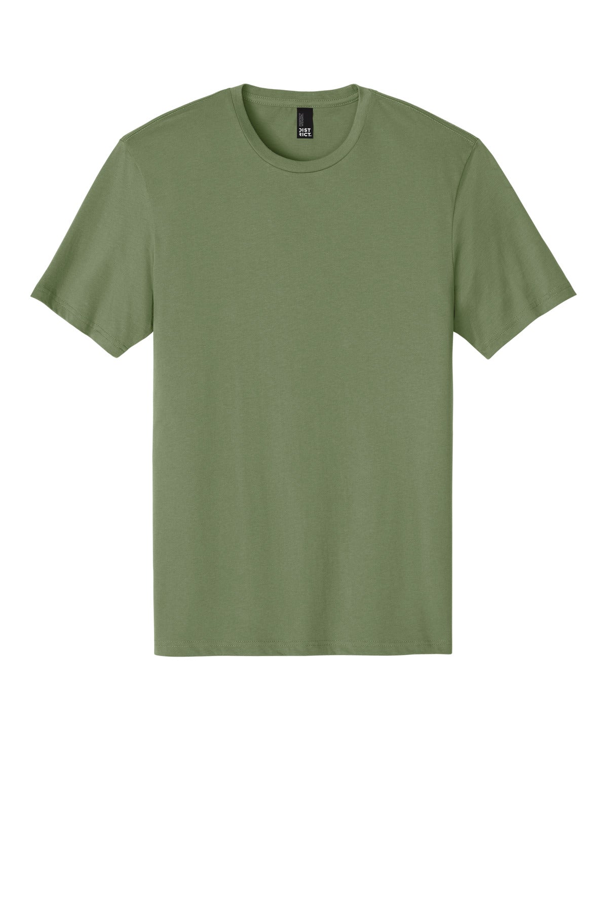 Front View of Fresh Fatigue District Perfect Weight Tee. DT104 plain