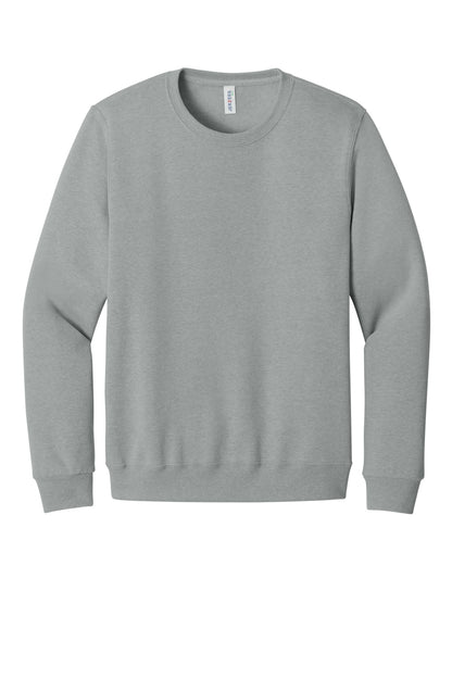 Front View of FrstGreyHt Jerzees Eco Premium Blend Crewneck Sweatshirt 701M plain