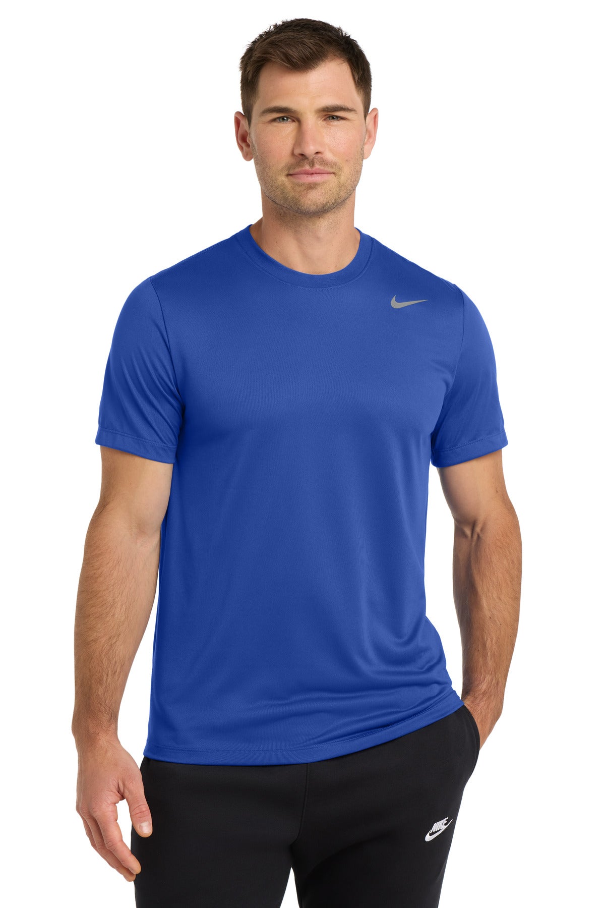 Front View of GameRoyal Nike Team rLegend Tee DV7299 plain