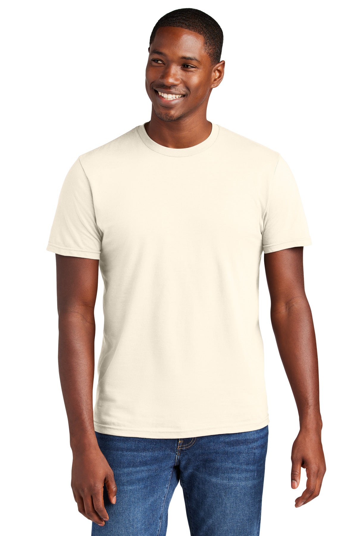 Front View of Gardenia District Very Important Tee . DT6000 plain