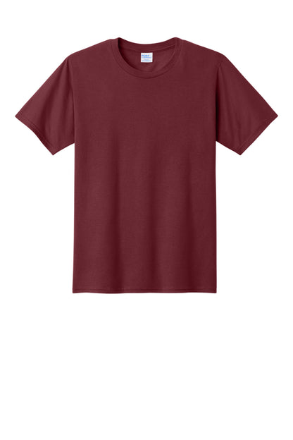 Front View of Garnet Port & Co Fan Favorite Tee. PC450 plain
