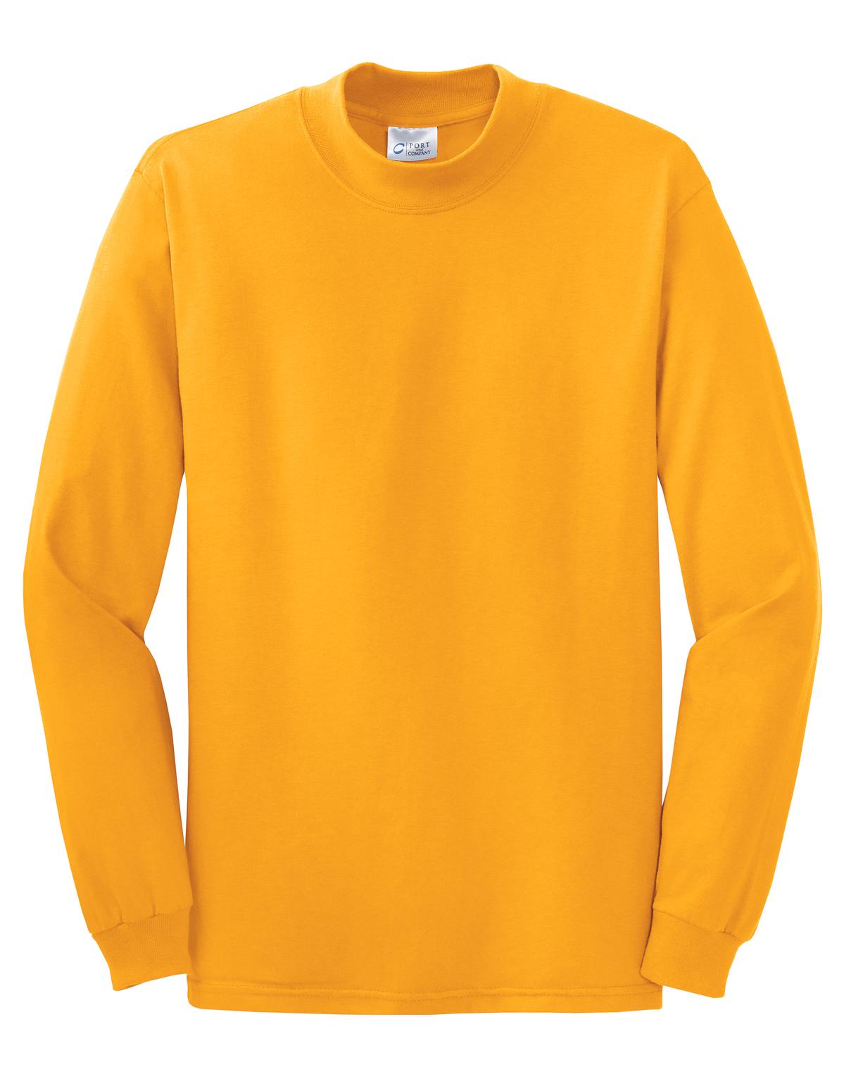 Front View of Gold Port & Co Essential Mock Turtleneck. PC61M plain