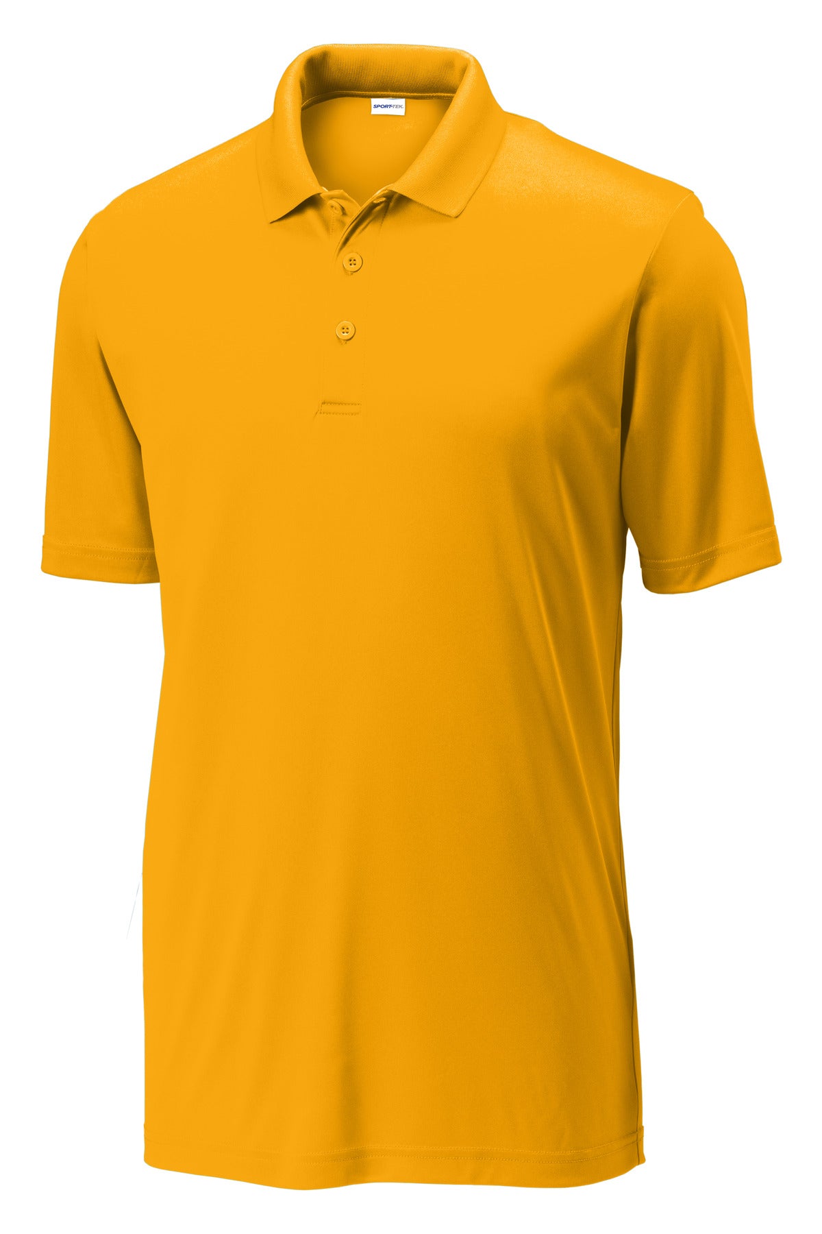 Front View of Gold Sport-Tek PosiCharge Competitor Polo. ST550 plain