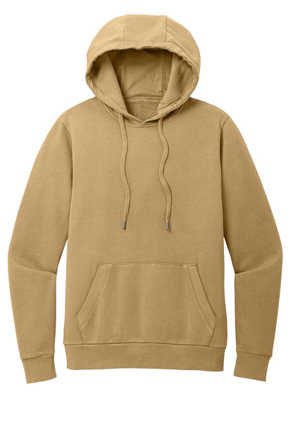 Front View of GoldnSpice District Wash Fleece Hoodie DT2200 plain