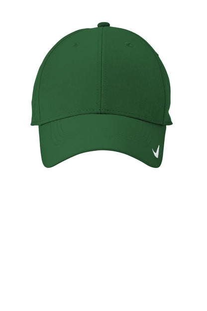 Front View of GorgeGreen Nike Dri-FIT Legacy Cap NKFB6447 plain