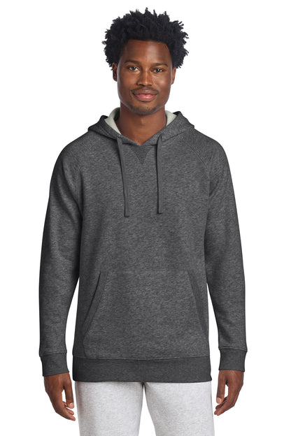 Front View of GphHeather Sport-Tek Drive Fleece Pullover Hoodie STF200 plain