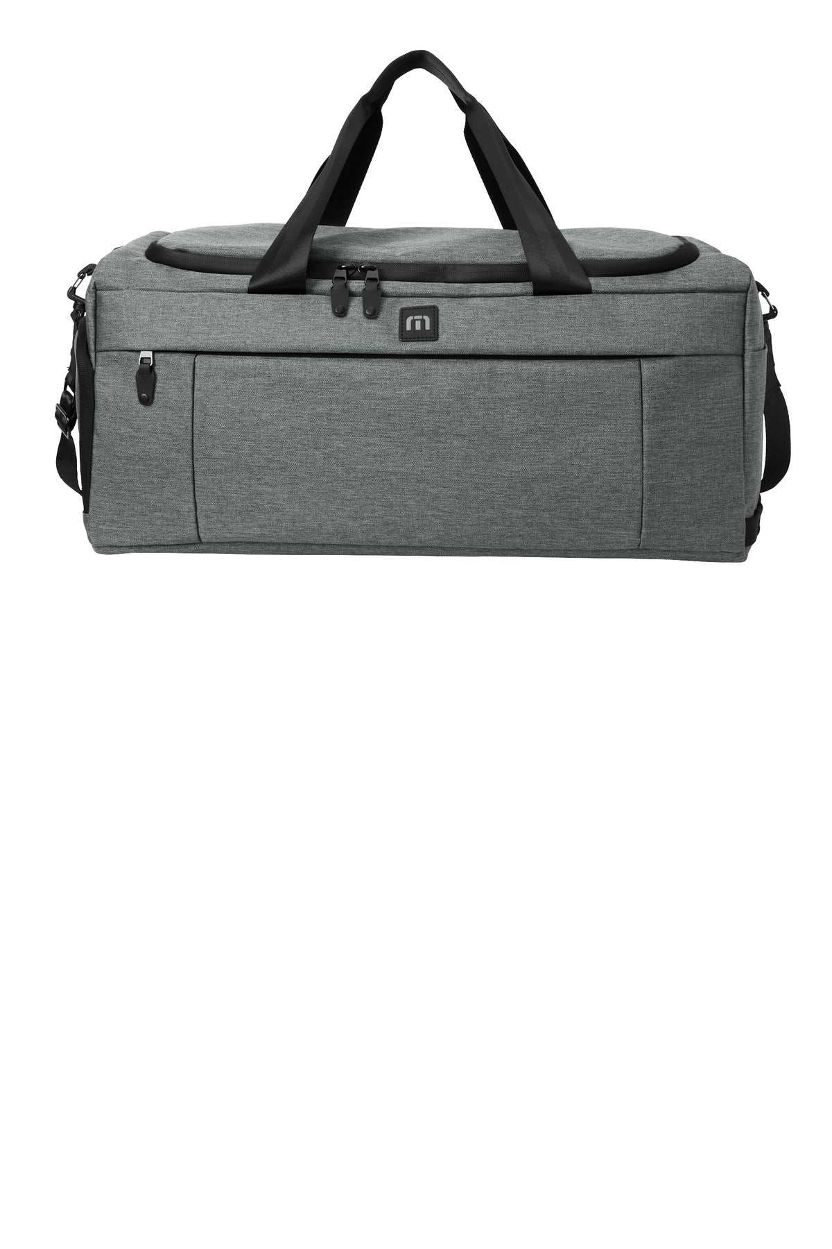 Front View of GphHeather TravisMathew Duration Duffel TMB205 plain