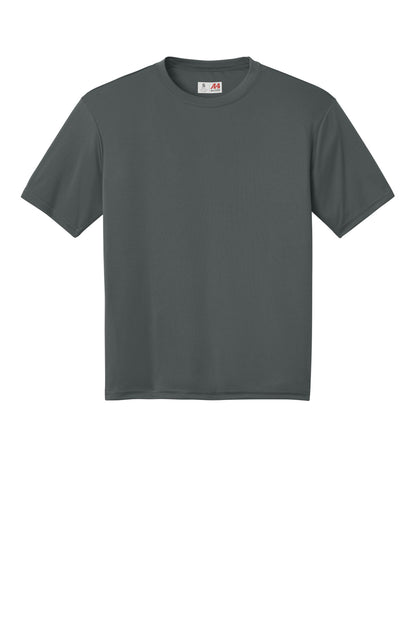 Front View of Graphite A4 Cooling Performance Short Sleeve Tee A4N3142 plain