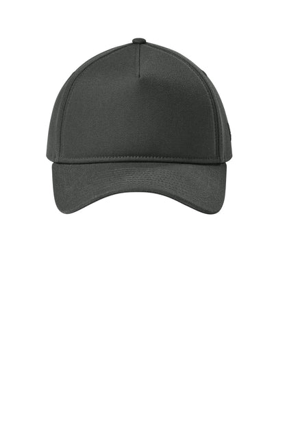 Front View of Graphite New Era A-Frame Snapback Cap NE211 plain