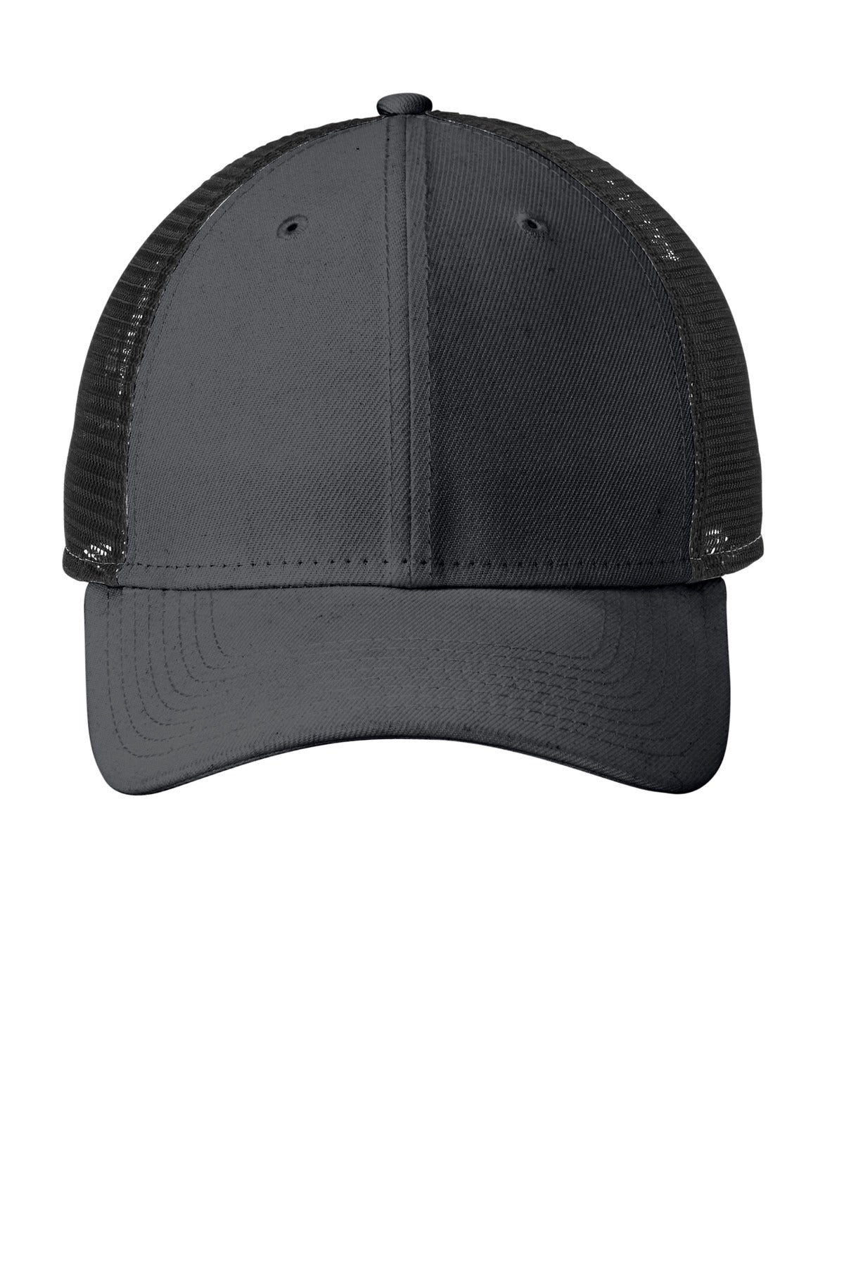 Front View of Graphite New Era Recycled Snapback Cap NE208 plain