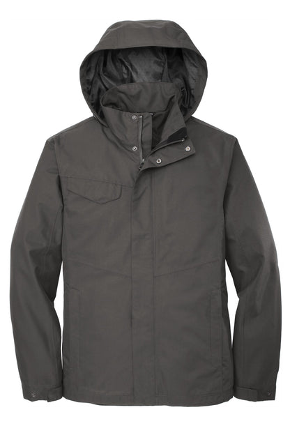Front View of Graphite Port Authority Collective Outer Shell Jacket. J900 plain