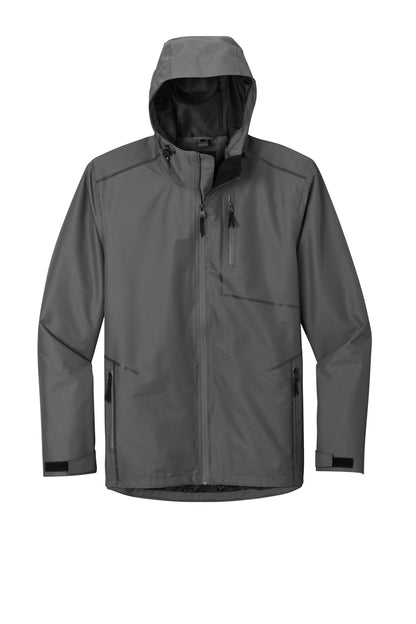 Front View of Graphite Port Authority Collective Tech Outer Shell Jacket J920 plain
