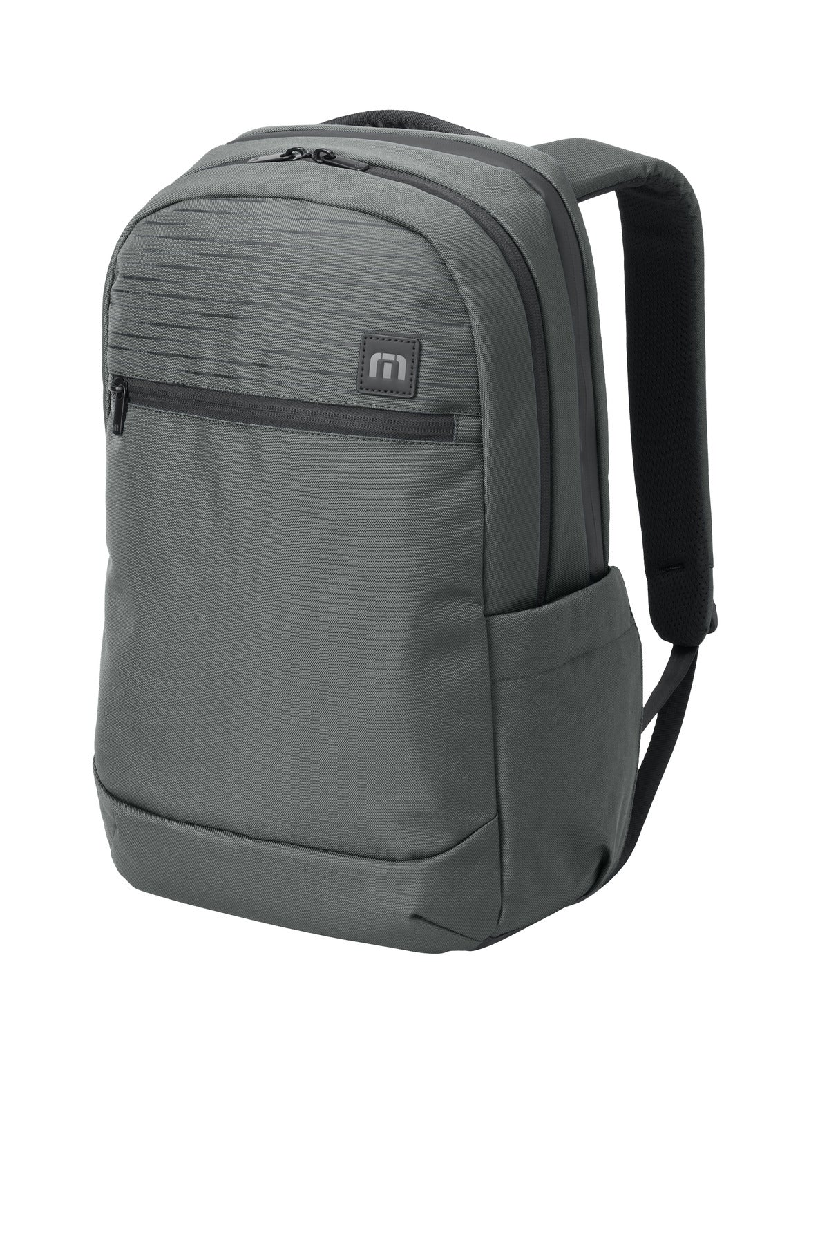 Front View of Graphite TravisMathew Approach Backpack TMB100 plain