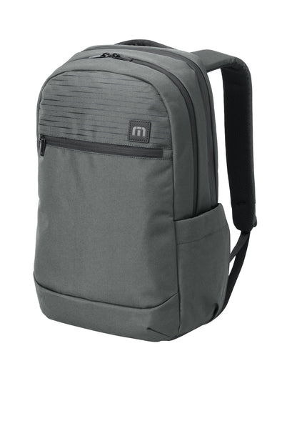 Front View of Graphite TravisMathew Approach Backpack TMB100 plain