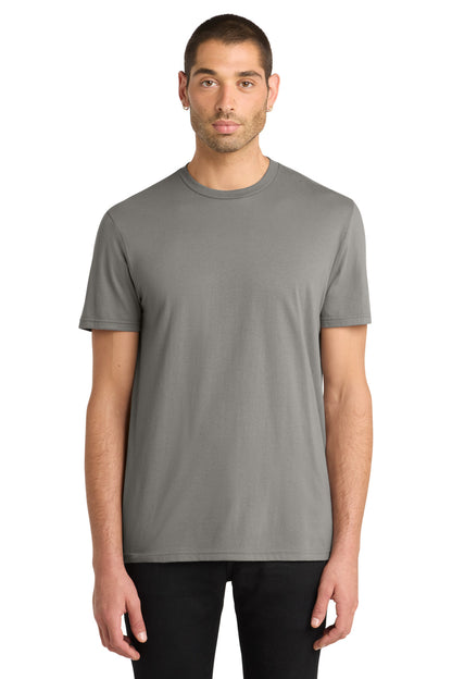Front View of Grey District Very Important Tee . DT6000 plain