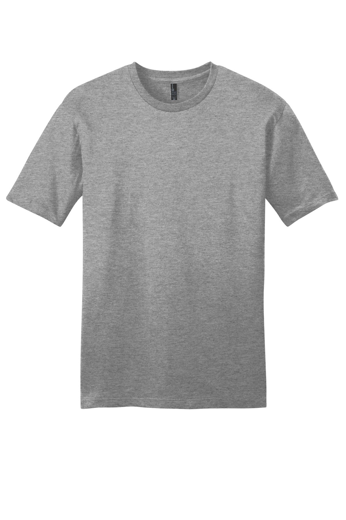Front View of Grey Frost District Very Important Tee . DT6000 plain