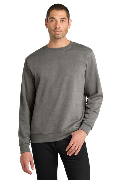 Front View of GreyFrost District V.I.T. Fleece Crew DT6104 plain