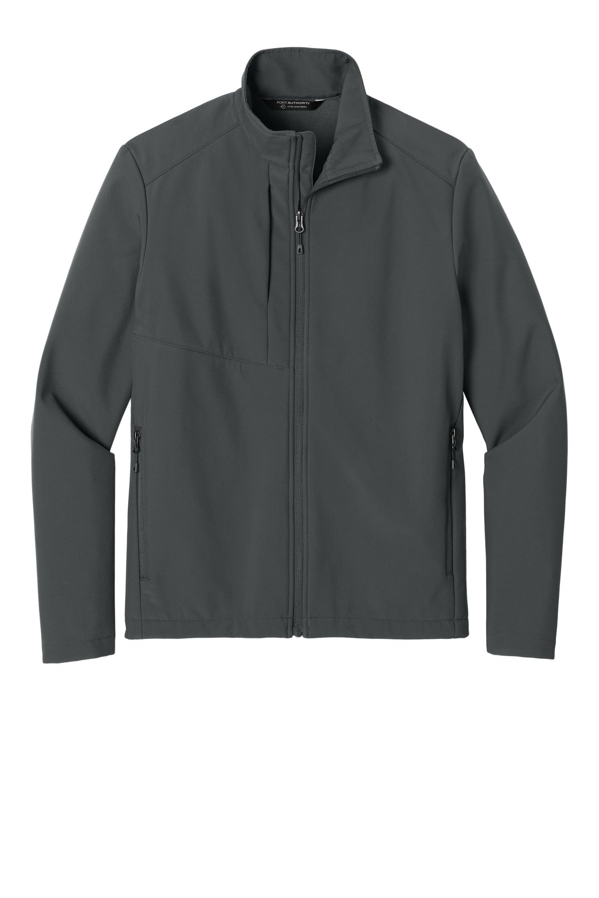 Front View of GreySteel Port Authority C-FREE Core Soft Shell J720 plain