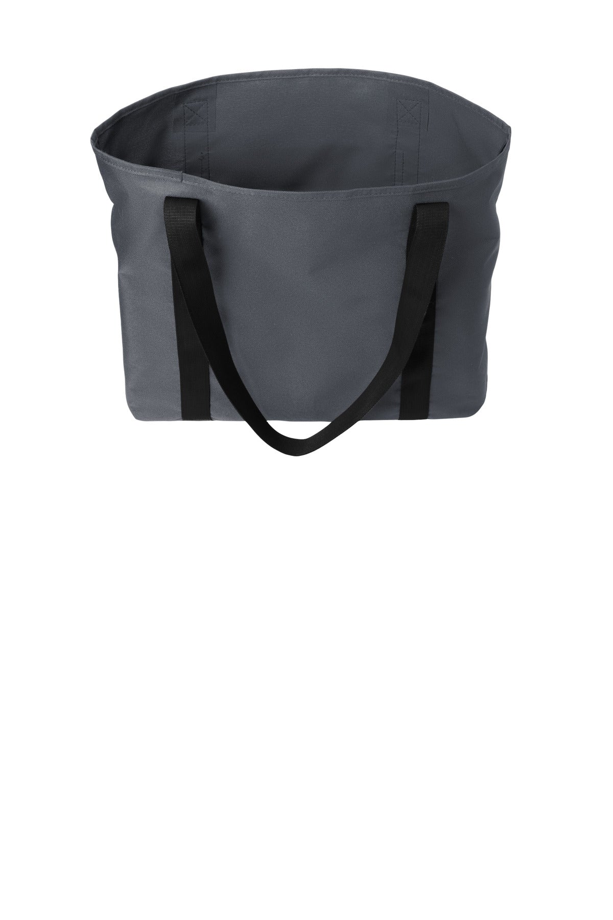 Front View of GreySteel Port Authority C-FREE Recycled Tote BG470 plain