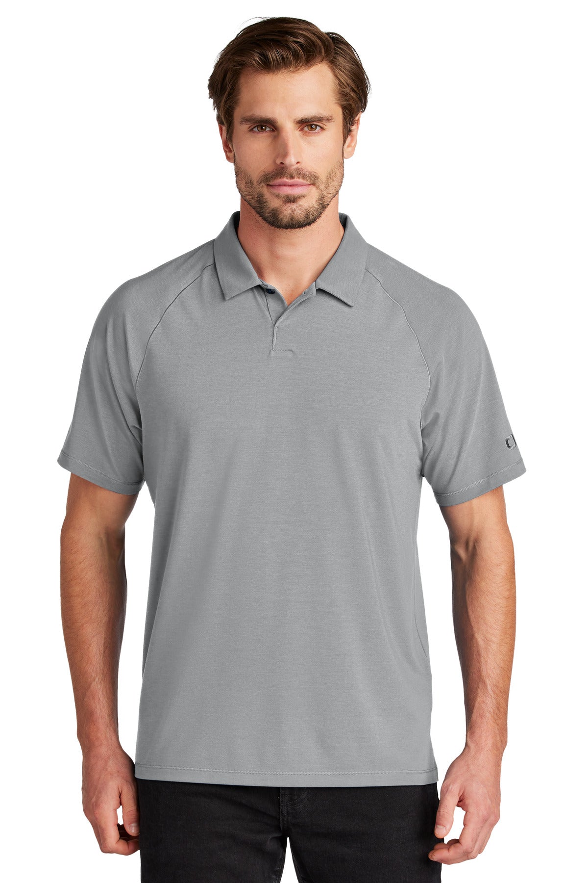Front View of Greystone OGIO Motion Polo OG152 plain
