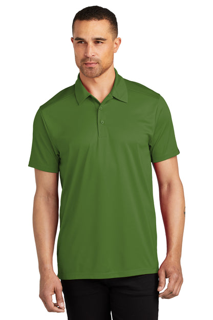 Front View of Gridiron Green OGIO Framework Polo. OG125 plain