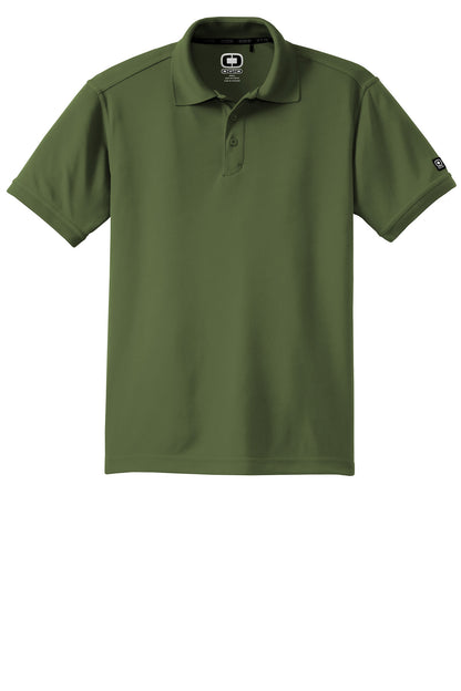 Front View of Grit Green OGIO - Caliber2.0 Polo OG101 plain