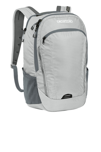 Front View of Harbor Gry/Slv OGIO Shuttle Pack. 411094 plain