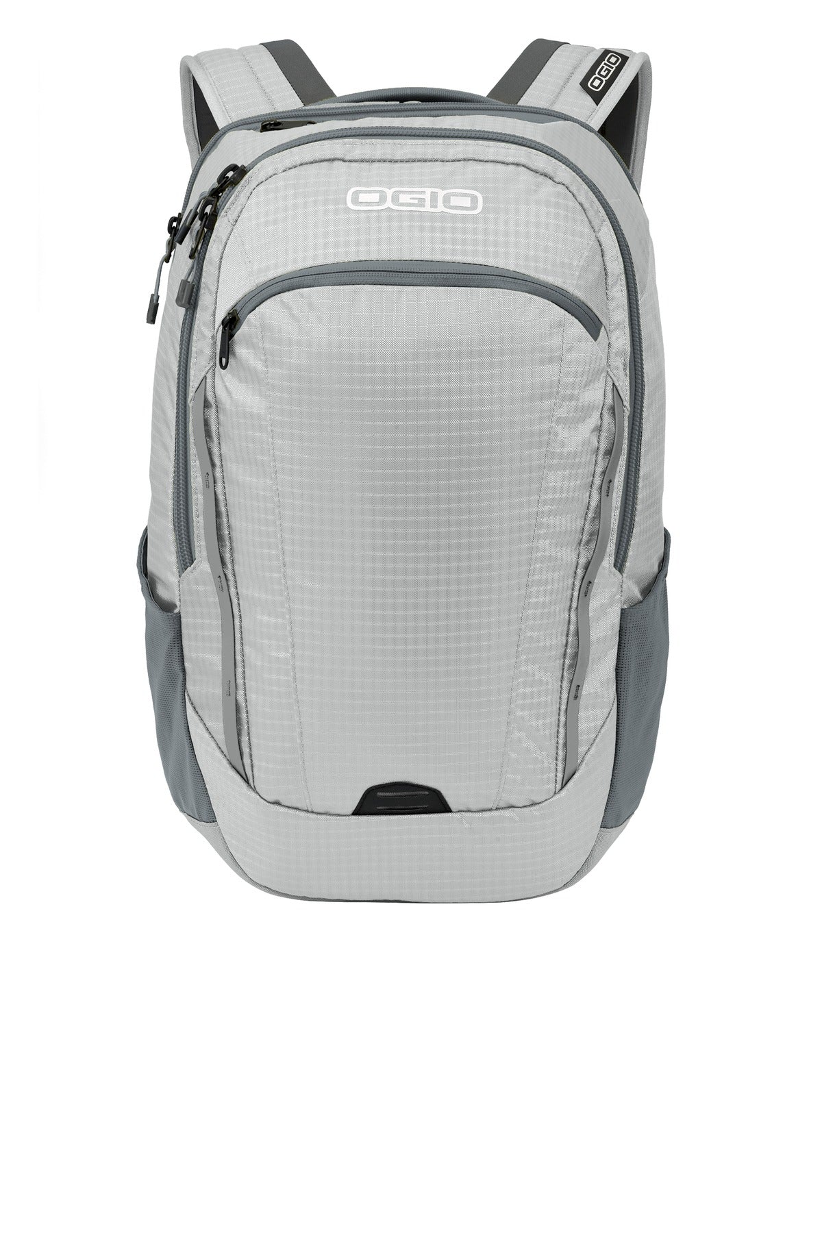 Front View of Harbor Gry/Slv OGIO Shuttle Pack. 411094 plain