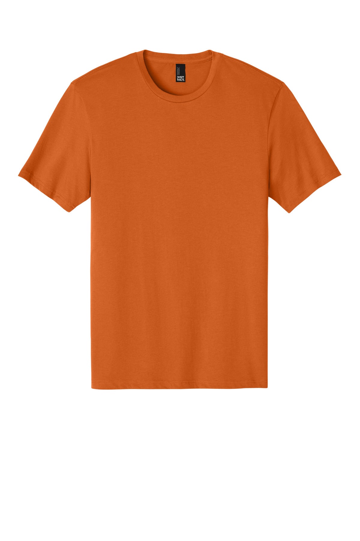 Front View of HarvestOrg District Perfect Weight Tee. DT104 plain