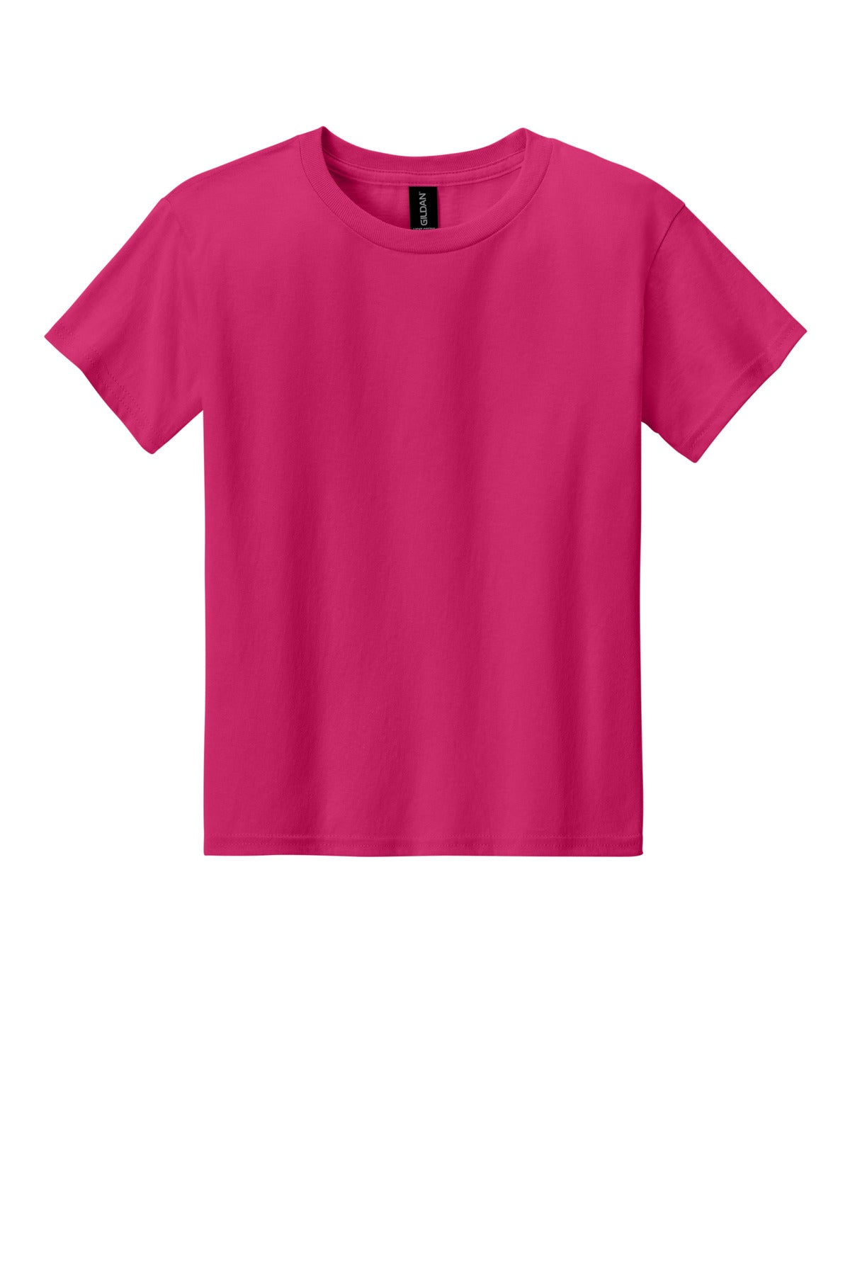 Front View of Heliconia Gildan Youth Light Cotton Tee 3000B plain