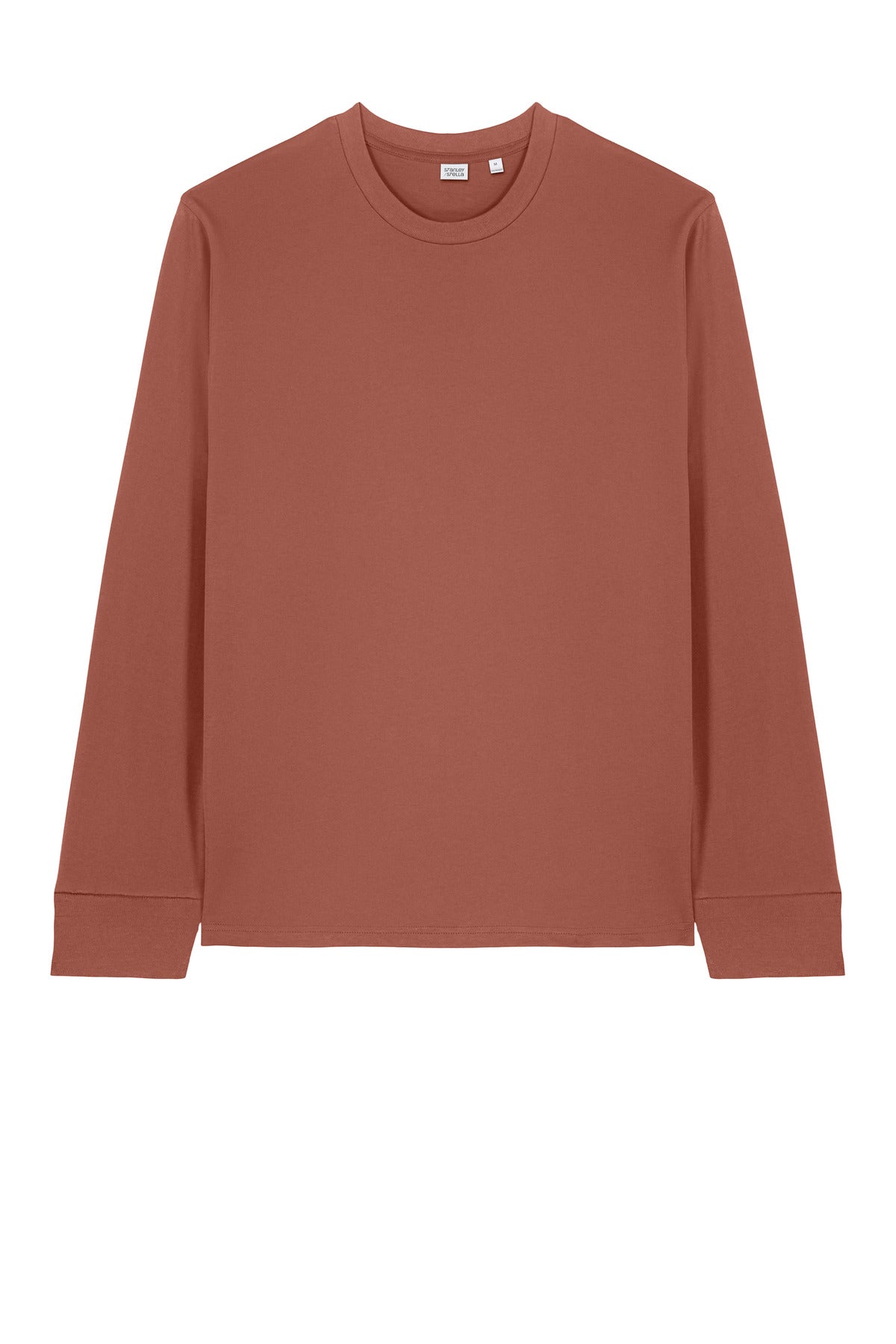 Front View of HeriBrown Stanley/Stella Unisex Creator 2.0 Long Sleeve Tee SXU022 plain