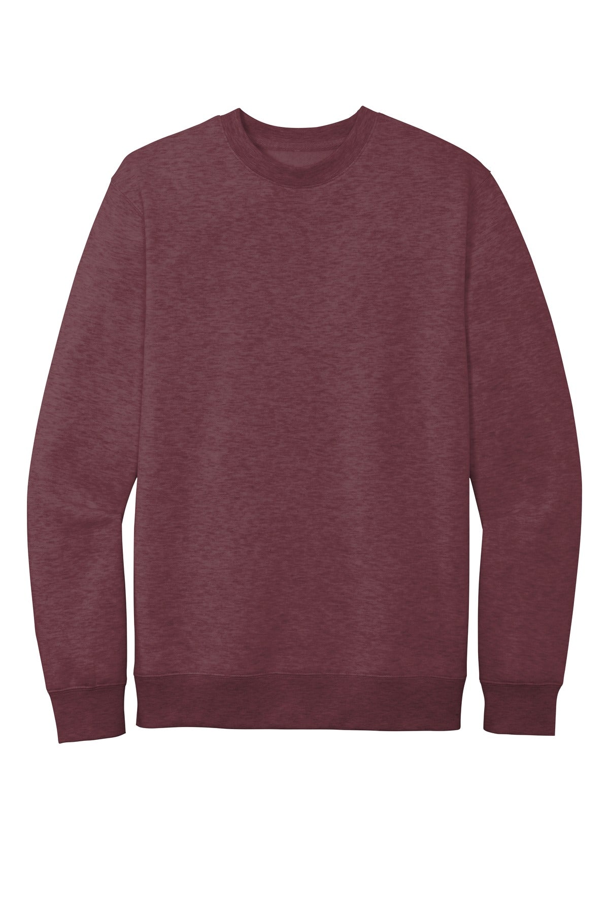 Front View of Ht Cardinal District V.I.T. Fleece Crew DT6104 plain