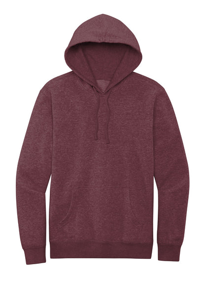 Front View of Ht Cardinal District V.I.T. Fleece Hoodie DT6100 plain